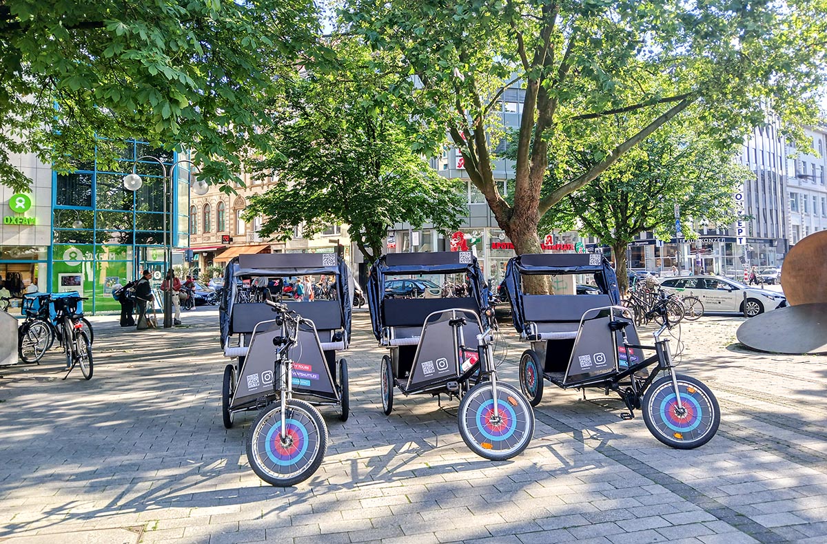 Rikscha-Fahrt Köln für 2