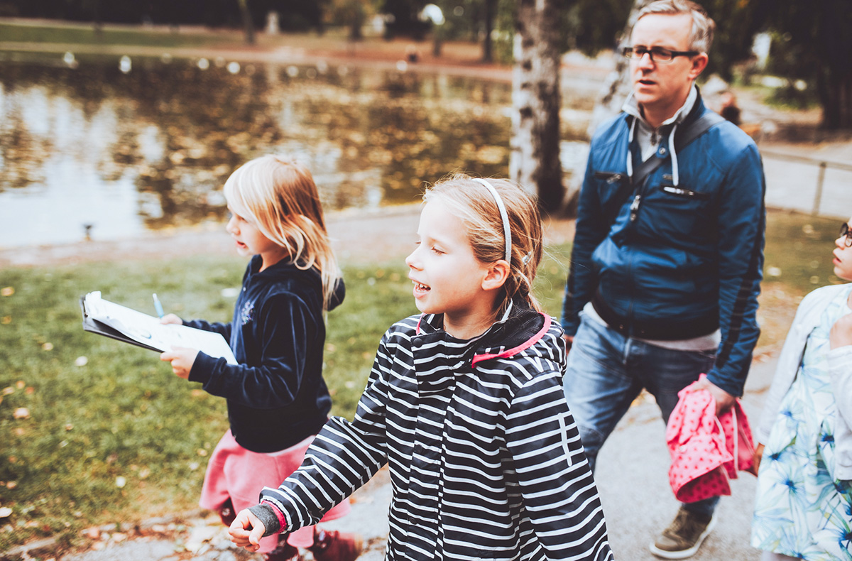 Schnitzeljagd mit Kindern Wien 