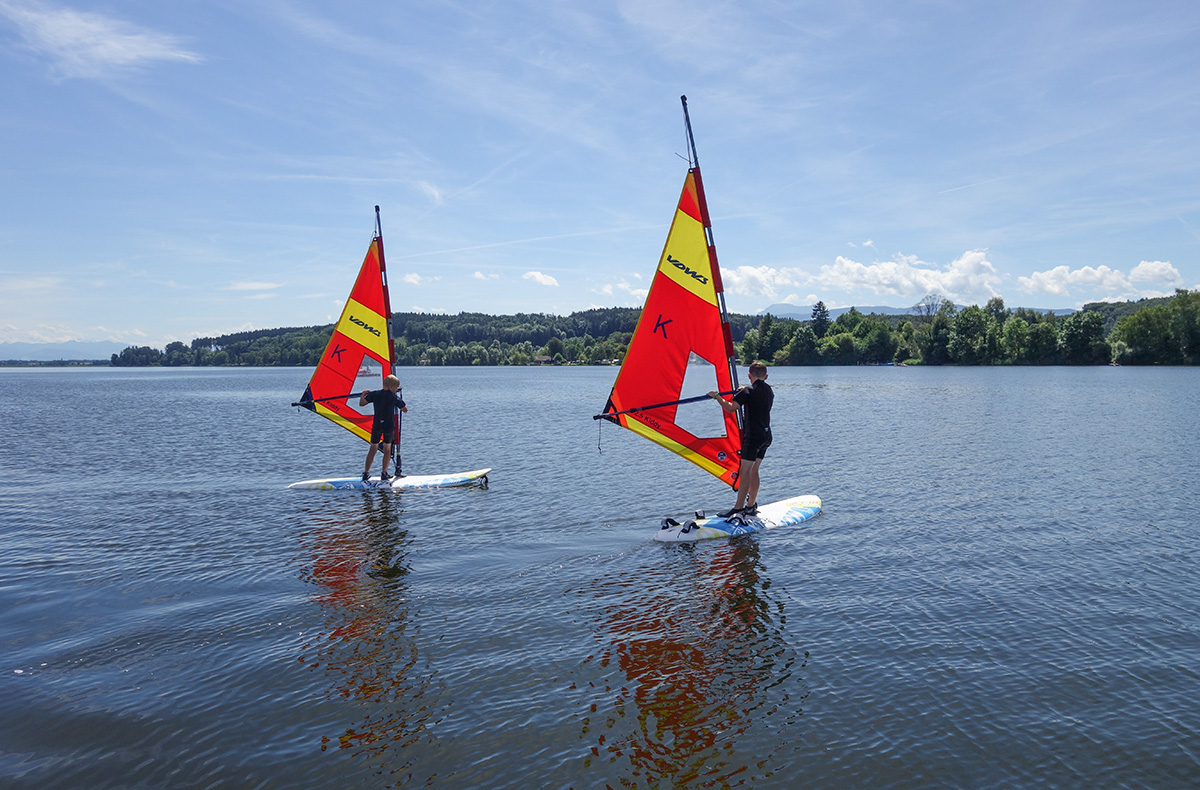 Schnupperkurs Windsurfen Waging am See für 2