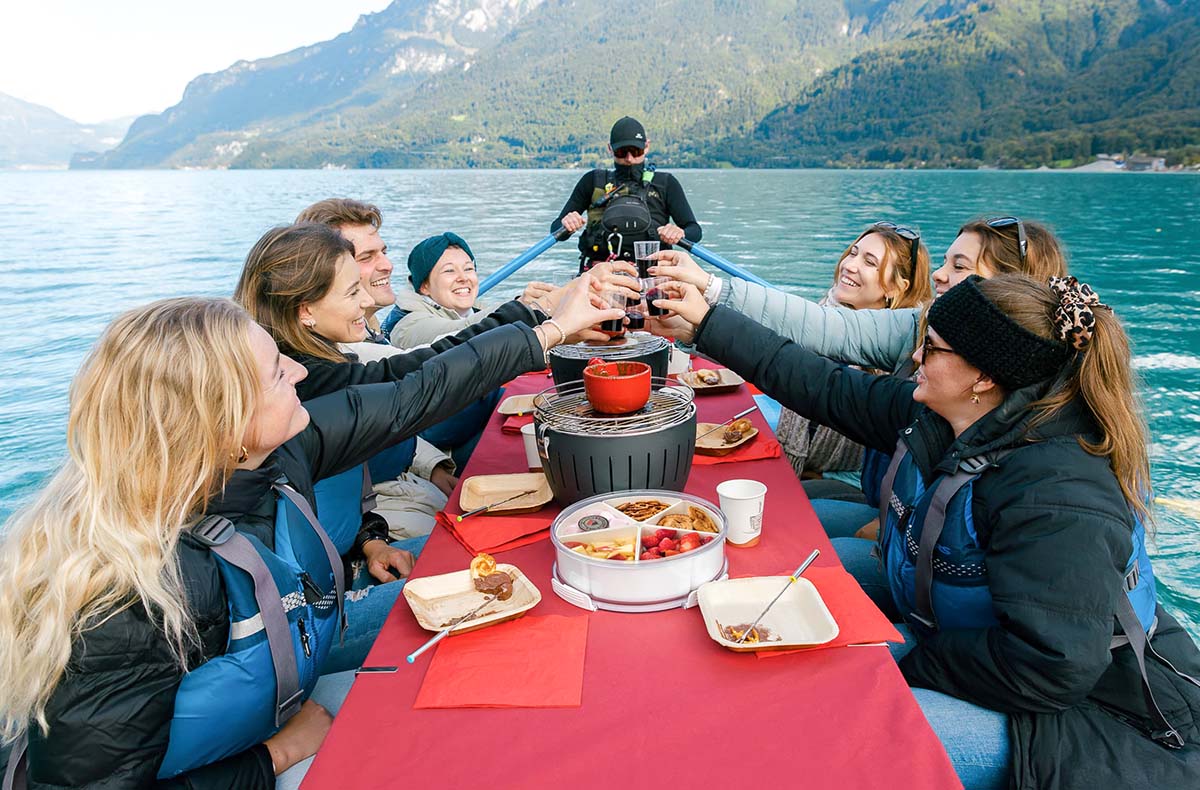 Schoko-Fondue Float Wilderswil