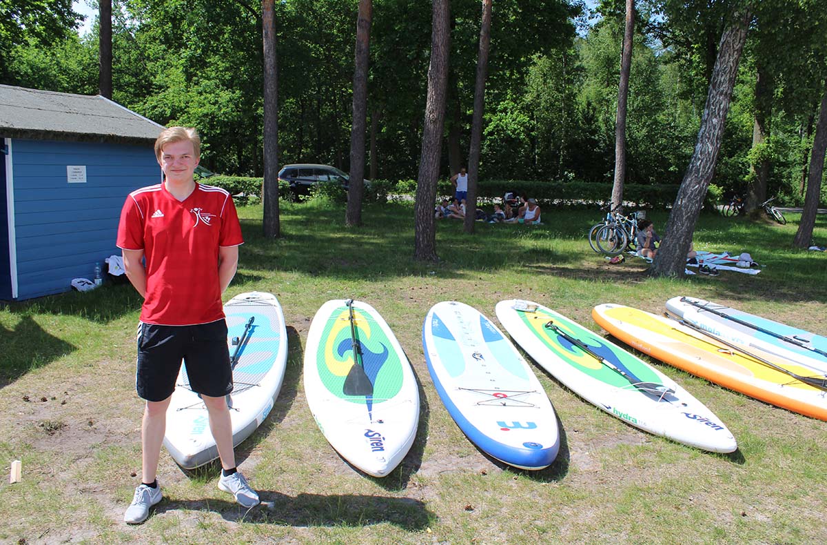Stand Up Paddling Grundkurs Wolfsburg - SUP-Grundkurs: Balance finden, Freiheit spüren