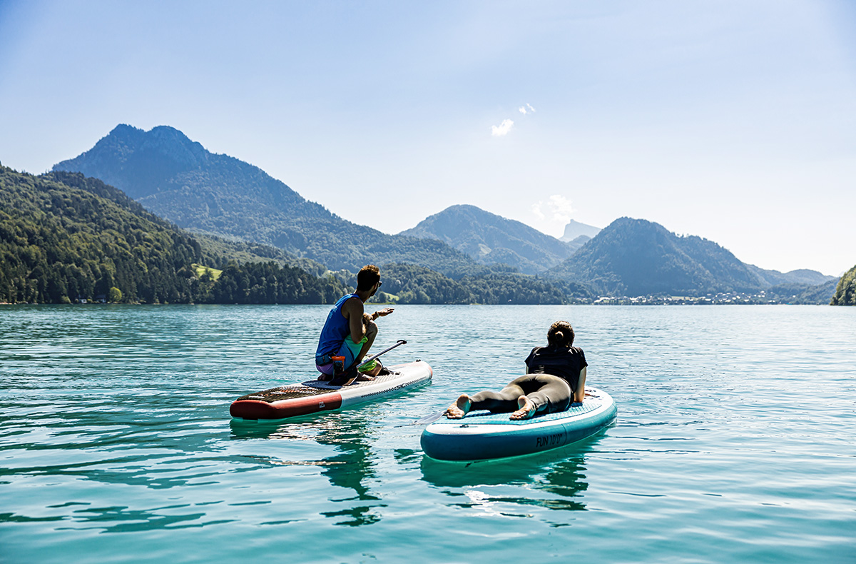 SUP Privatstunde für 2 Attersee