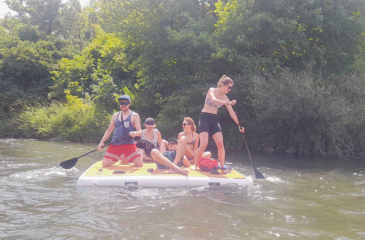 SUP Erlebnistour für 2 Würzburg in Randersacker