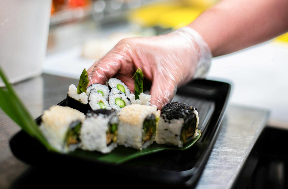 Sushi Kochkurs vegan Berlin...