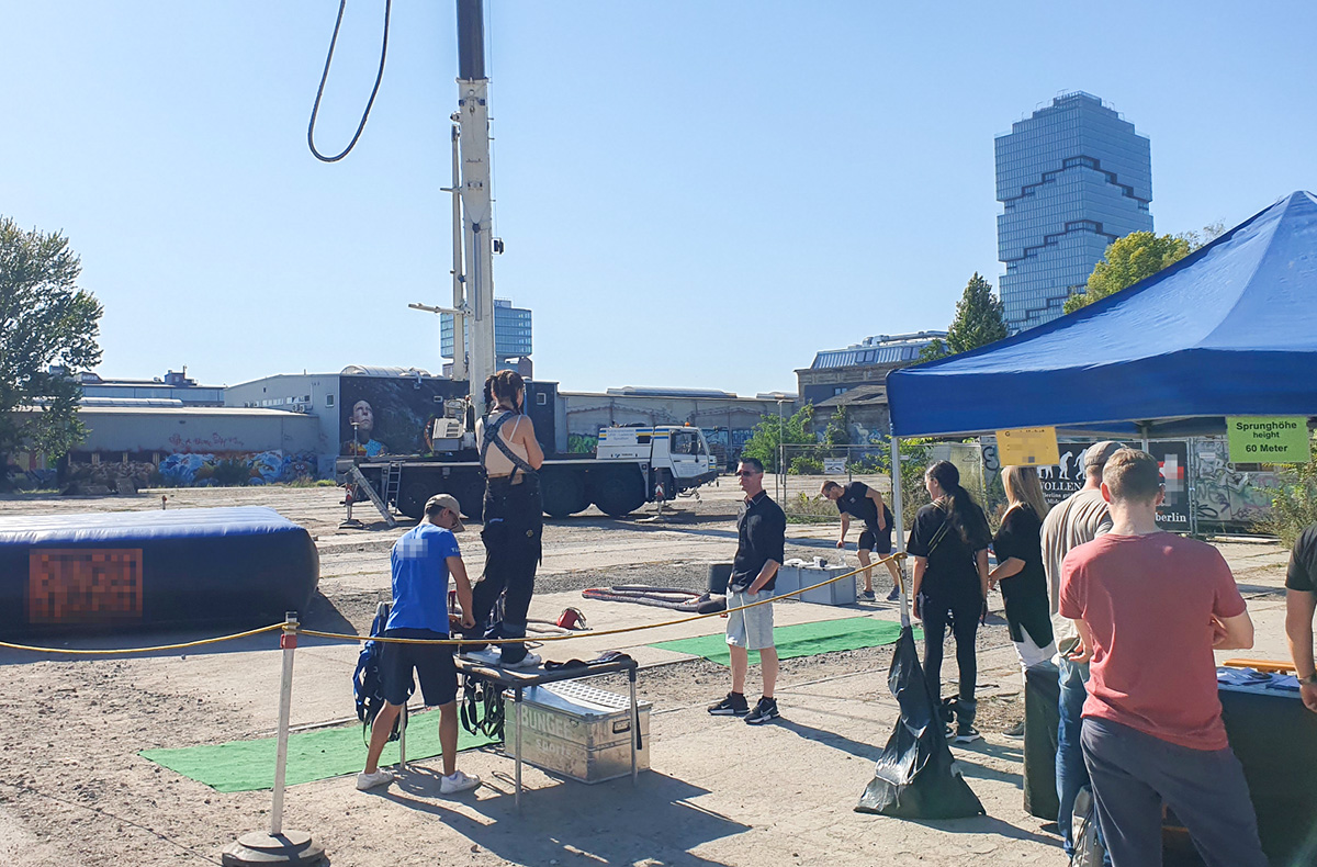 Tandem Bungee Jumping Berlin für 2