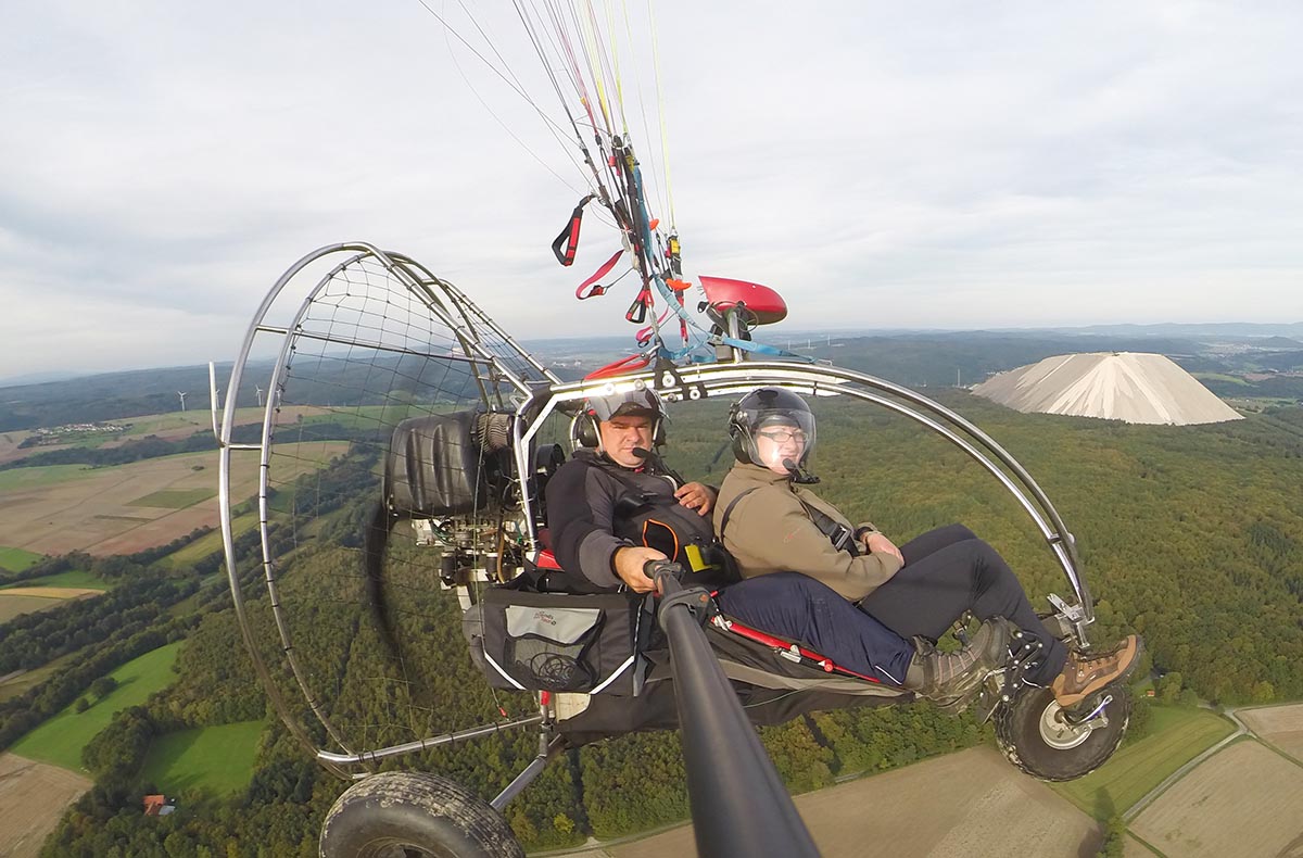 Tandemflug mit Weinverkostung für 2 Gaweinstal