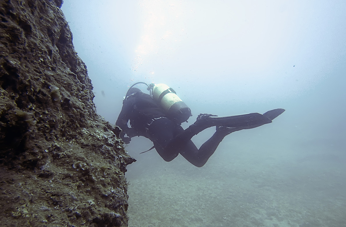 Tauchen im Bergsee  Tauchen im Bergsee