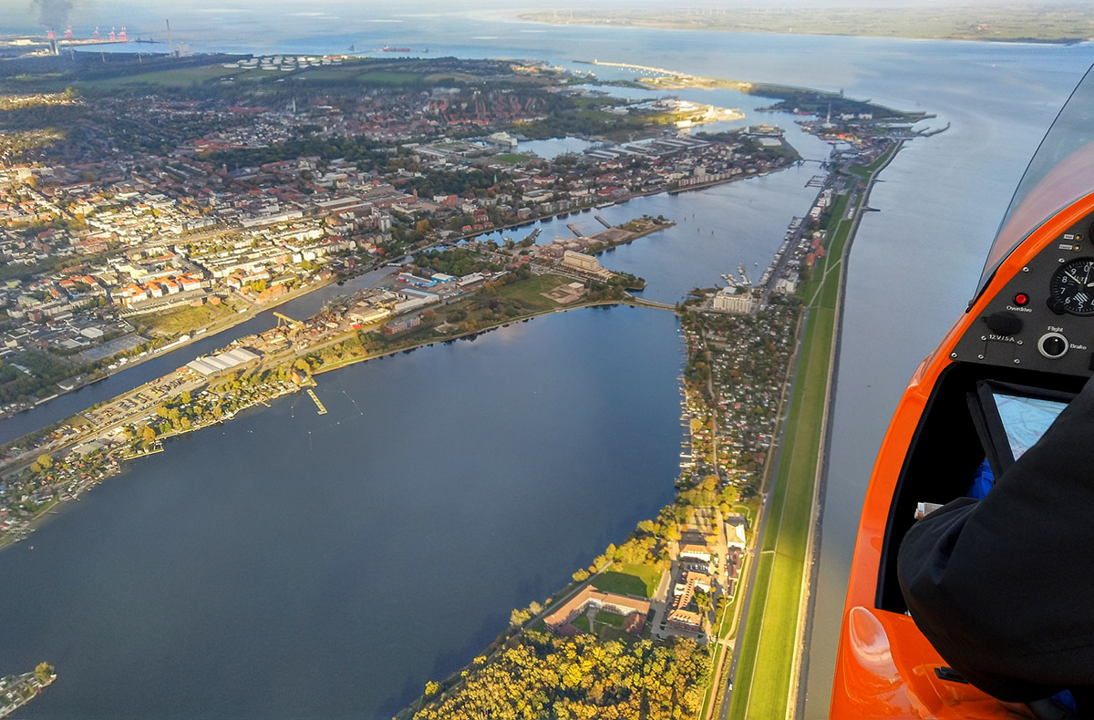 Tragschrauber Flug Nordsee Inseln - Vorschau II