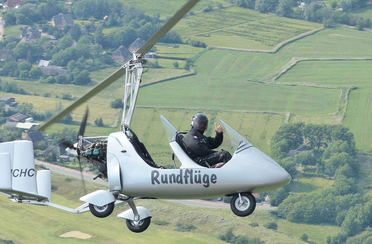 Tragschrauber Rundflug Heide/Büsum (30 ...