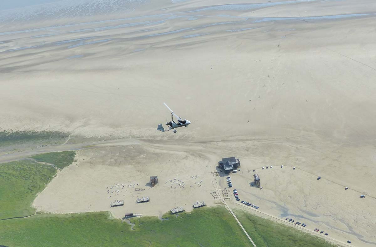 Tragschrauber Rundflug Heide/Büsum (30 ...