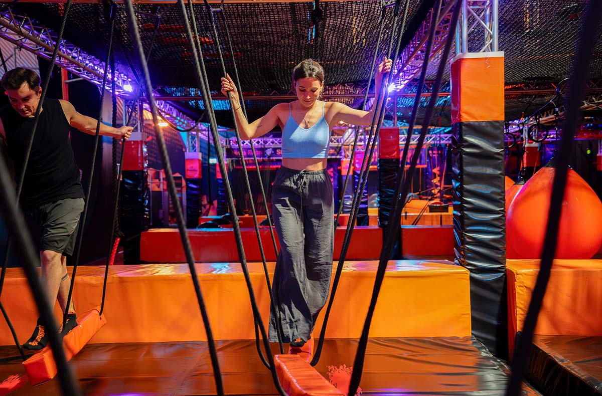 Trampolin Park für 2