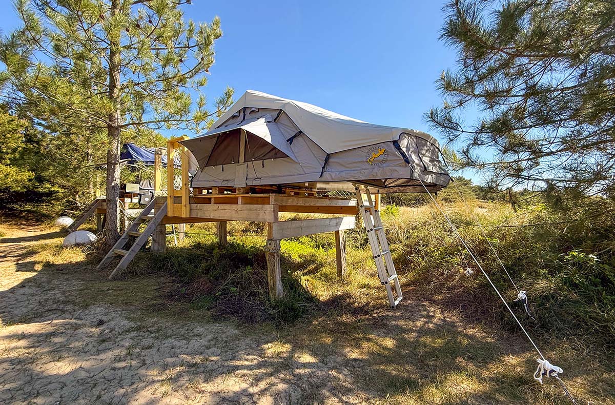 Außergewöhnlich Übernachten im Dachzelt Amrum für 2 - Outdoor-Zauber: Euer Dachzelt-Abenteuer auf Amrum! in Wittdün auf Amrum