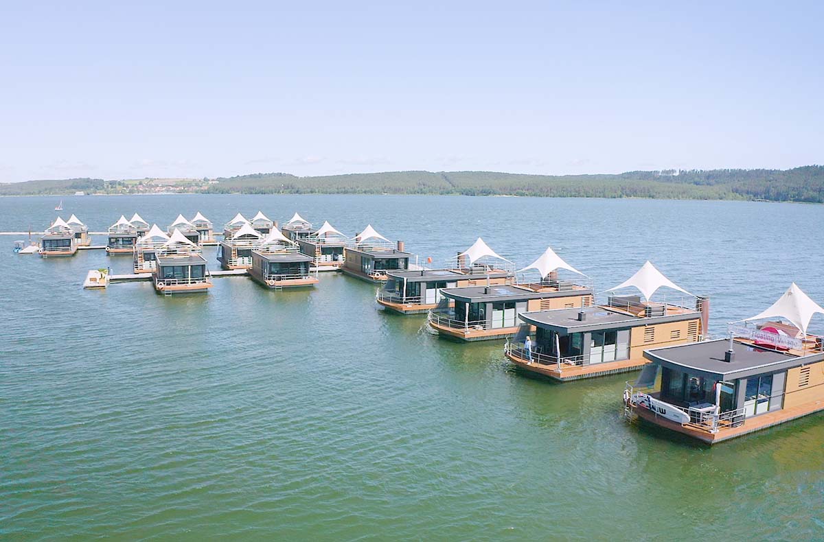 Außergewöhnlich Übernachten im Floating Village für 2 (3 Nächte) in Pleinfeld
