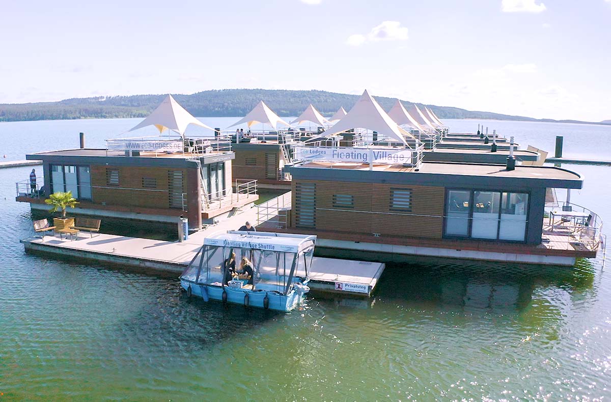 Außergewöhnlich Übernachten im Floating Village für 2 (3 Nächte) in Pleinfeld