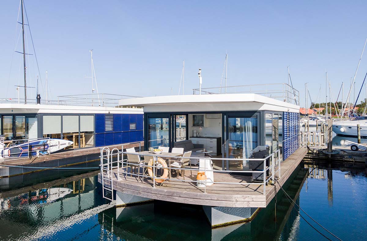 Übernachtung auf dem Hausboot Fjordblik Barth für 2 (2 Nächte) - Jetzt erleben!