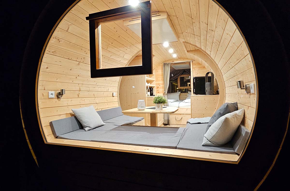 Übernachtung im Fass Volkach für 2 (1 ...