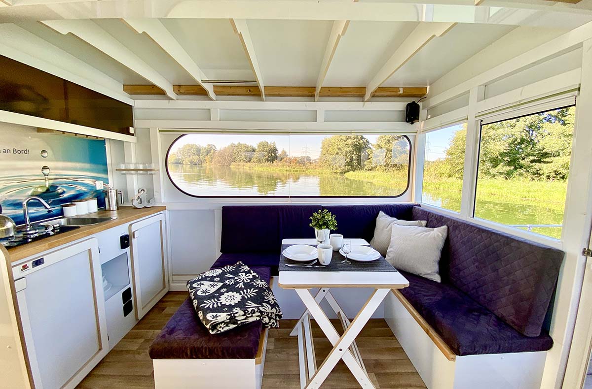 3 Tag(e) Übernachtung im fahrbaren Hausboot auf der Havel für 2 (2 Nächte)