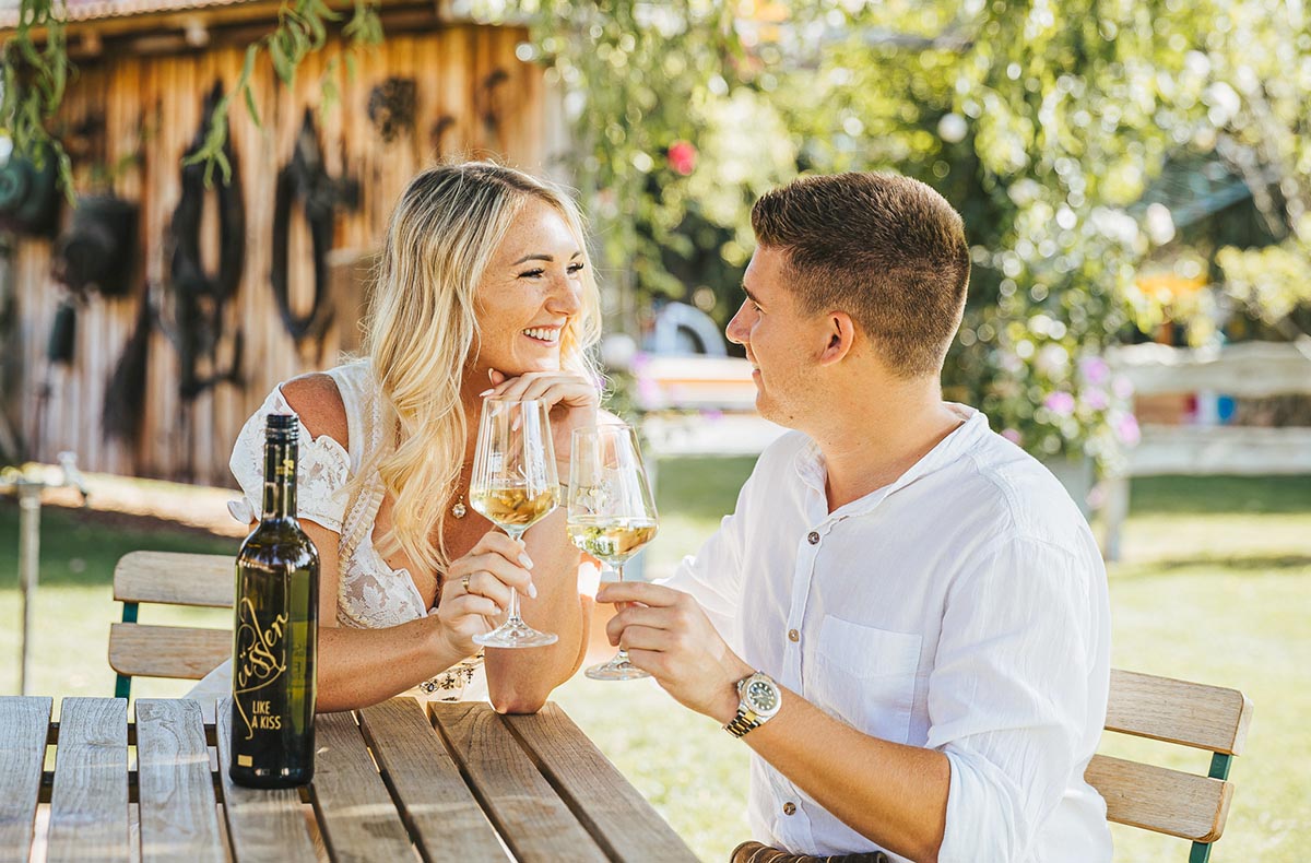 Nacht in der Weinfass-Suite im Weinviert...