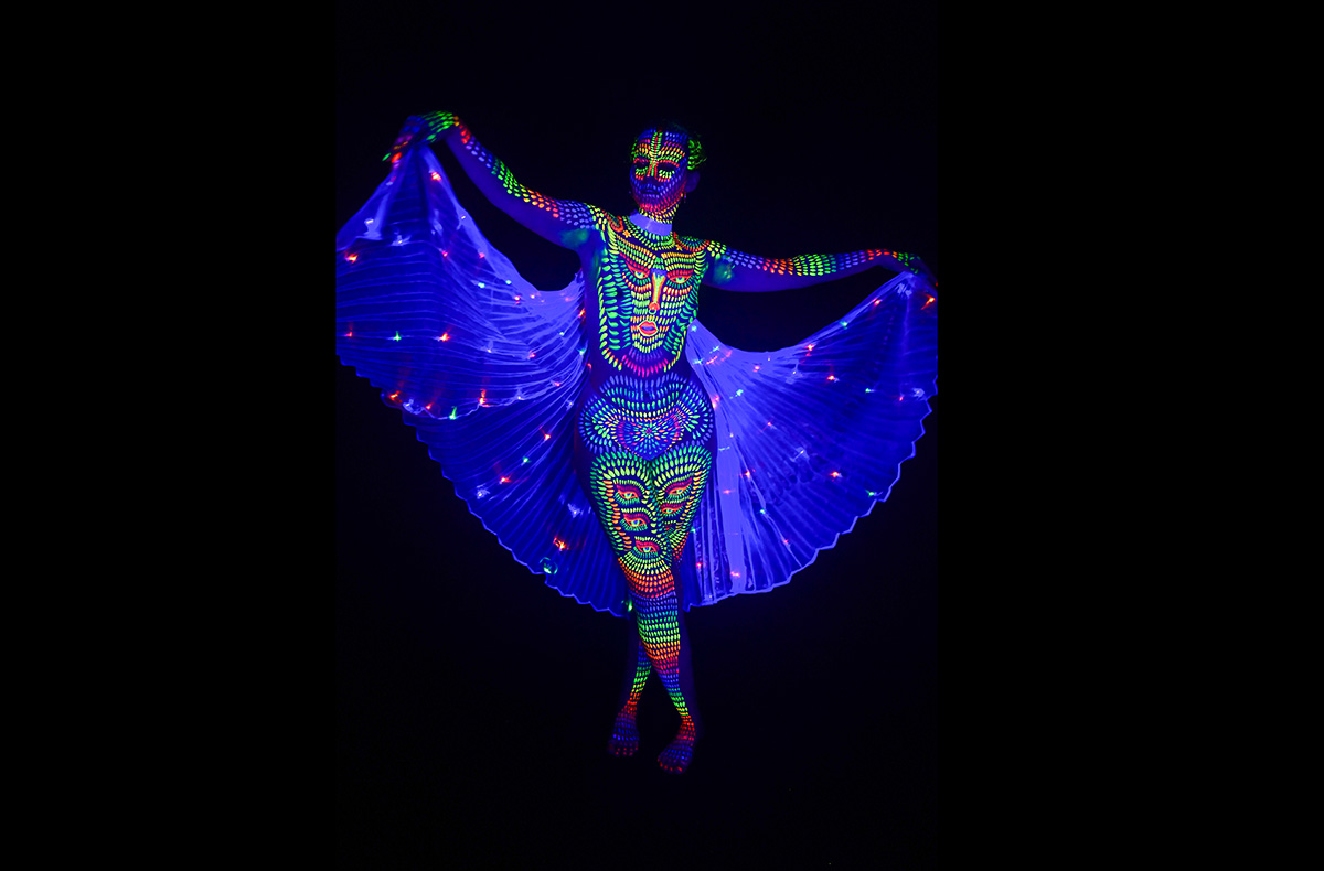 UV-Effekt-Bodypainting Farchant