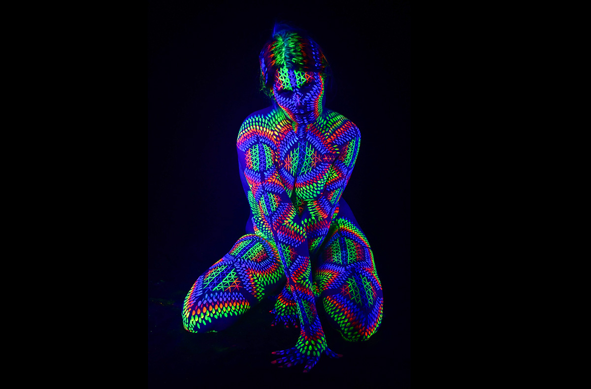 UV-Effekt-Bodypainting Farchant