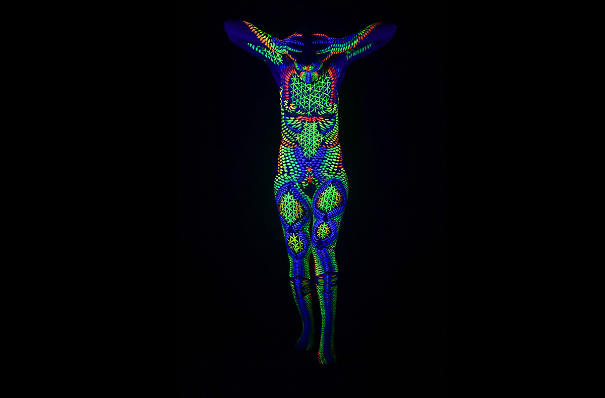 UV-Effekt-Bodypainting Farchant