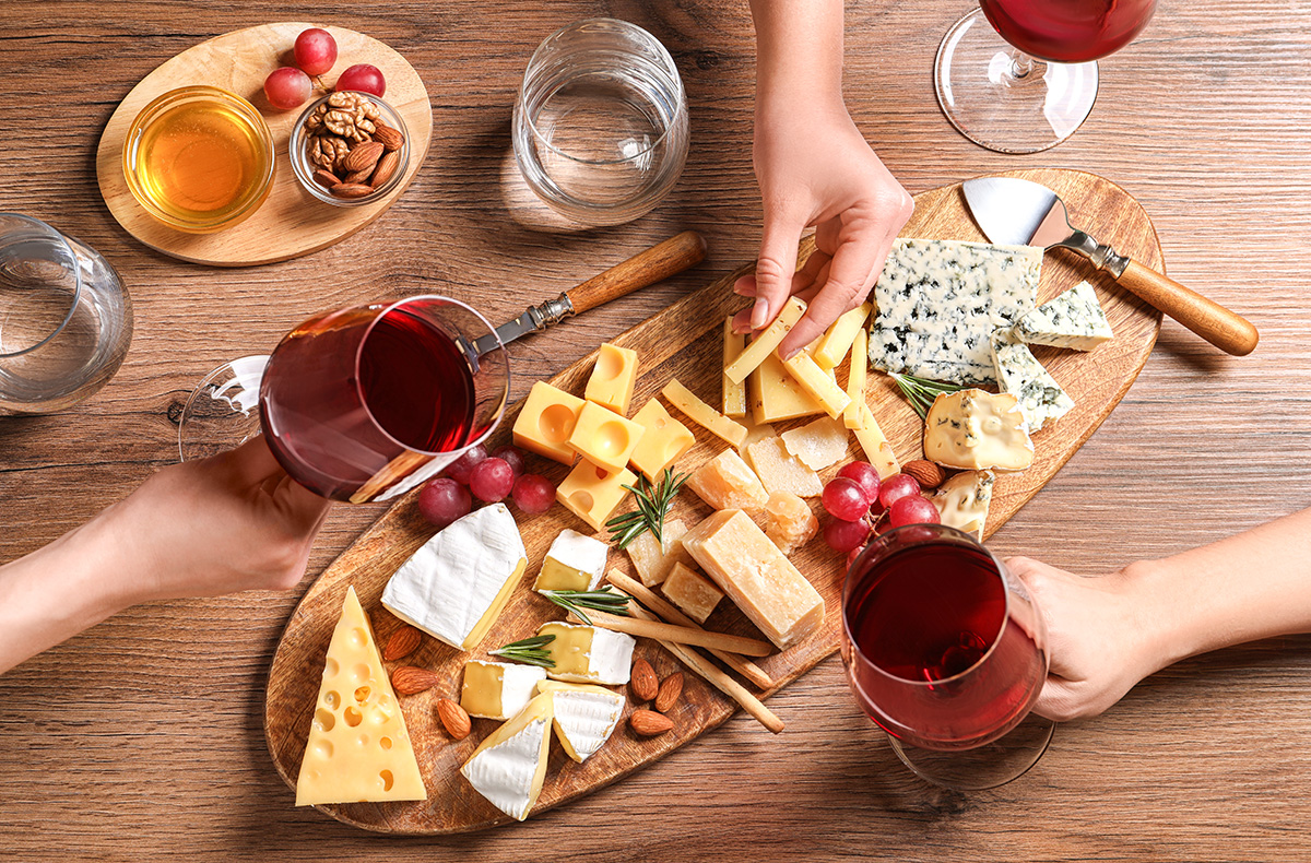 Wein und Käse Seminar Wien...