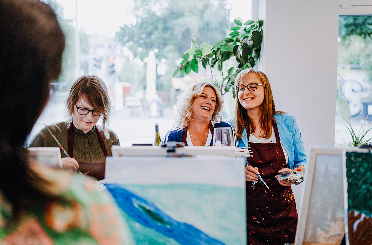 Weinprobe & Malsession Hamburg...