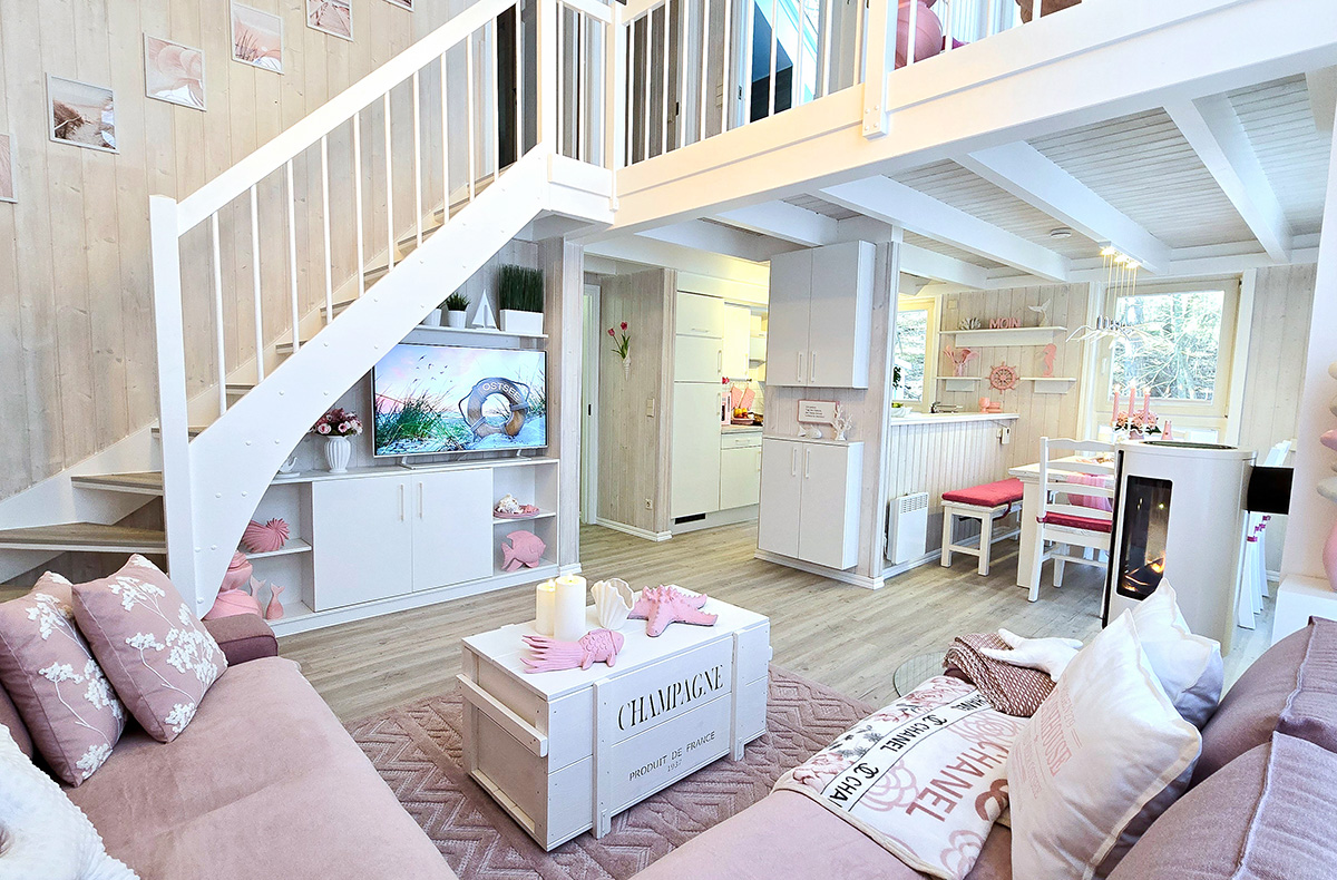 8 Tage 7 Nächte 8 Wellnessferienhaus Baabe für 6 (7 Nächte) in Mitzubringen: Bettwäsche Wird gestellt: Kaminholz, Anzünder