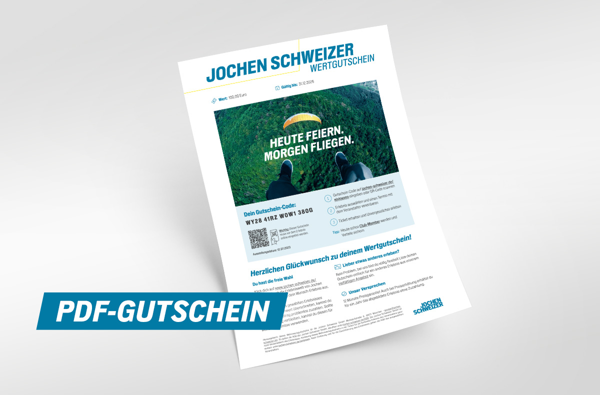 Flexibles Geschenk Geburtstag (Fallschirm)