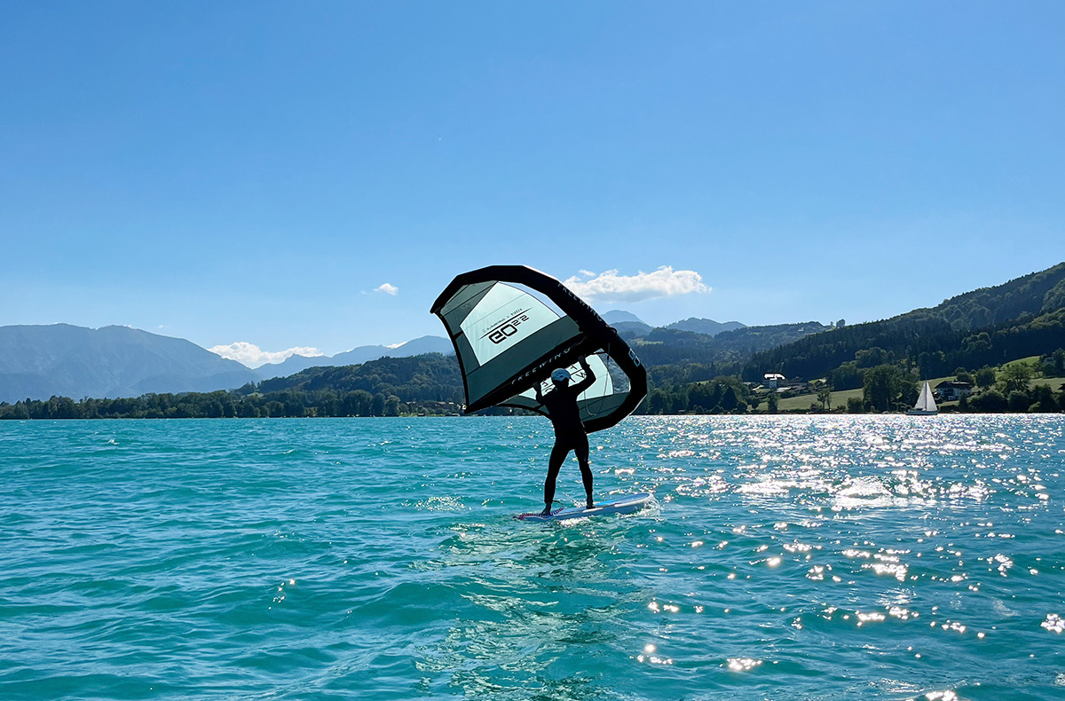 Wingsurf Kurs Innerschwand am Mondsee - Wingsurfen am Mondsee: Action trifft Naturerlebnis!