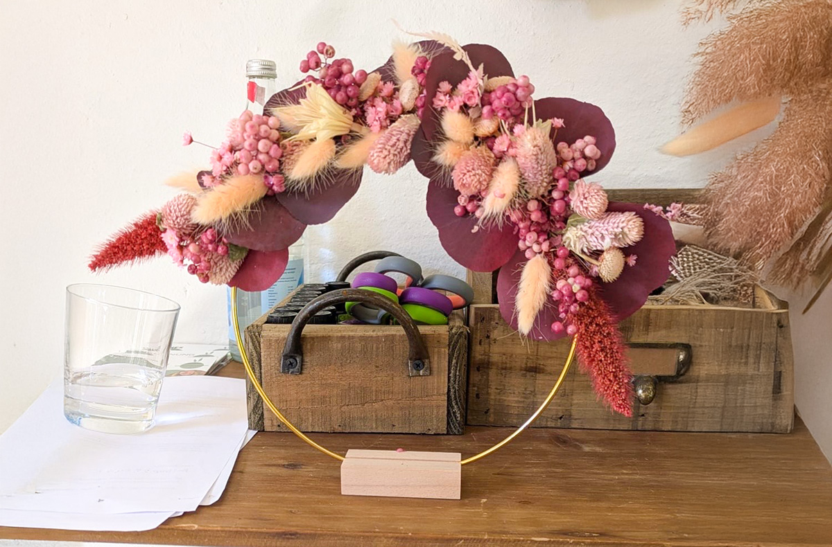 Workshop Bottrop (Trockenblumen-Ring) - Florale Träume: Deko gestalten, Sinne entfalten